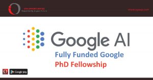 Fully Funded Google PhD Fellowship
