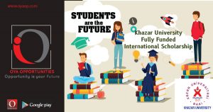 Khazar University Fully Funded International Scholarship