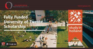 Fully Funded University of Twente Scholarship