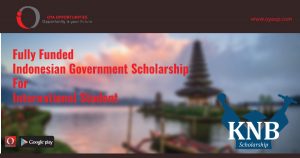 Fully Funded Indonesian Government Scholarship for International Student