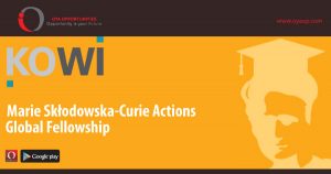 Fully Funded Madame Curie Global Fellowship