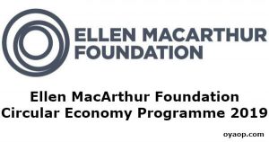 Ellen MacArthur Foundation Circular Economy Programme 2019