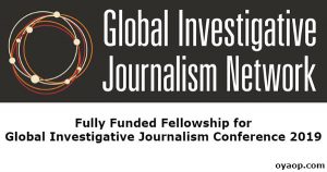 Fully Funded Fellowship for Global Investigative Journalism Conference 2019
