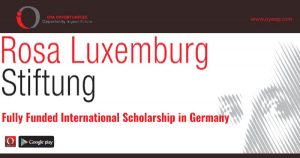 Fully Funded International Scholarship in Germany