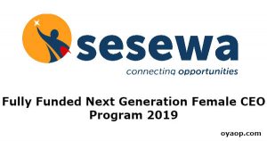 Fully Funded Next Generation Female CEO Program 2019