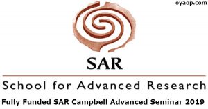 Fully Funded SAR Campbell Advanced Seminar 2019