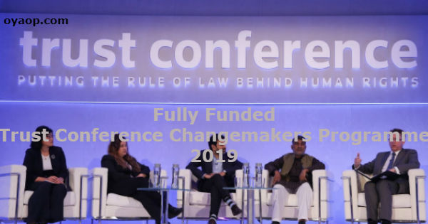 Fully Funded Trust Conference Changemakers Programme 2019