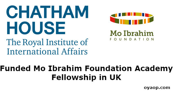 Funded Mo Ibrahim Foundation Academy Fellowship in UK
