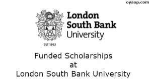 Funded Scholarships at London South Bank University
