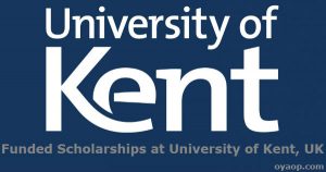 Funded Scholarships at University of Kent, UK