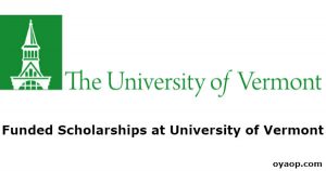 Funded Scholarships at University of Vermont
