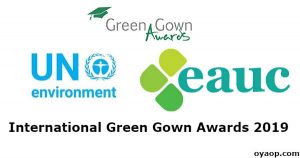 International Green Gown Awards 2019