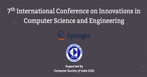International Conference on Innovations in Computer Science and Engineering