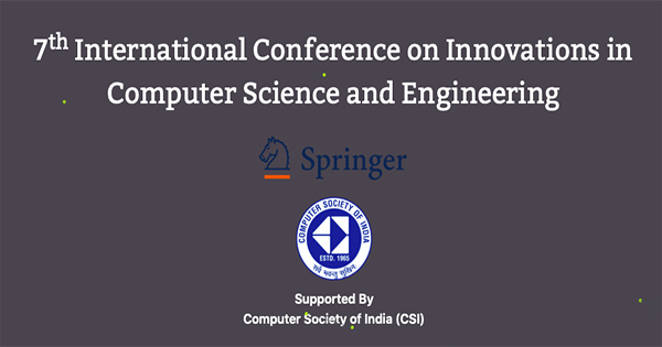 International Conference on Innovations in Computer Science and Engineering