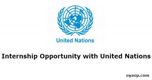 Internship Opportunity with United Nations