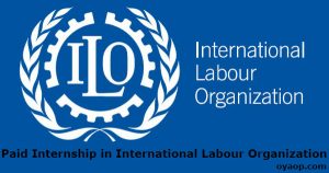 Paid Internship in International Labour Organization