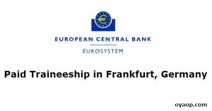 Paid Traineeship in Frankfurt, Germany