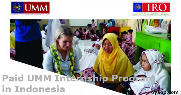 Paid UMM Internship Program in Indonesia