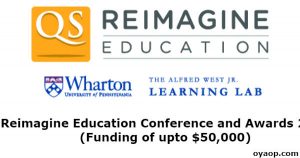 Reimagine Education Conference and Awards 2019 (Funding of upto $50,000)