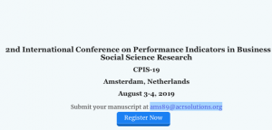 International Business Management and Social Sciences Conference