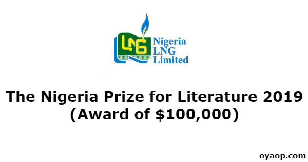 The Nigeria Prize for Literature 2019 (Award of $100,000)