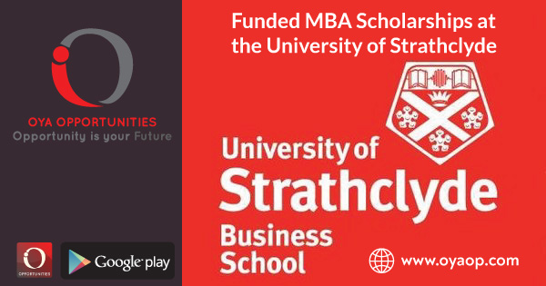 Funded MBA Scholarships at University of Strathclyde