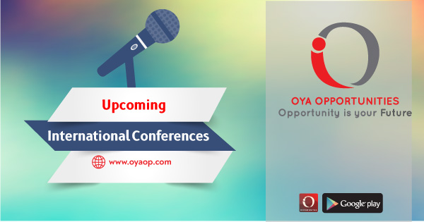 Upcoming International Conferences 2019