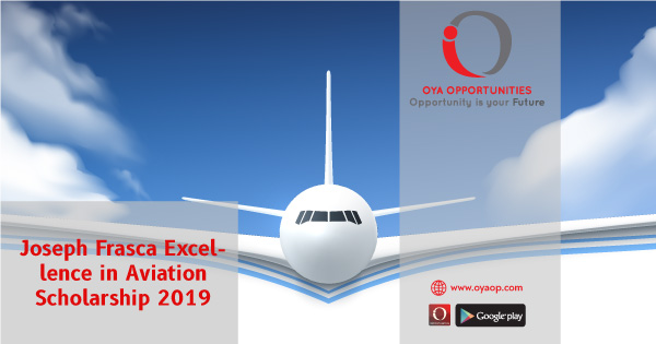 Joseph Frasca Excellence in Aviation Scholarship 2019