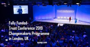Trust Conference 2019 Changemakers Programme in London, UK
