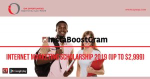 Internet Marketing Scholarship 2019 (up to $2,999)