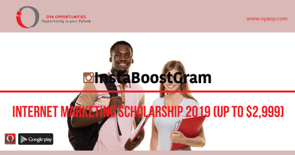 Internet Marketing Scholarship 2019 (up to $2,999)