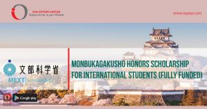Monbukagakusho Honors Scholarship For International Students (Fully Funded)