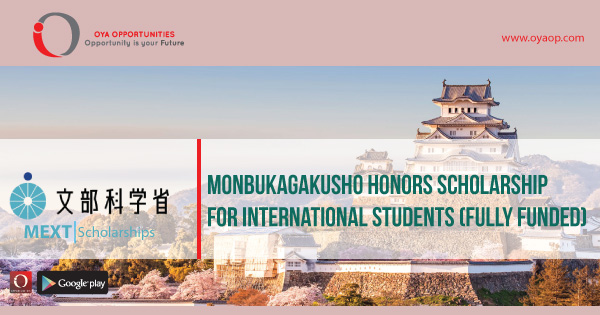 Monbukagakusho Honors Scholarship For International Students (Fully Funded)