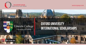 International Scholarships at Oxford University