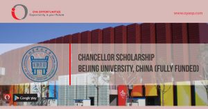 Chancellor Scholarship at Beijing University, China (Fully Funded)