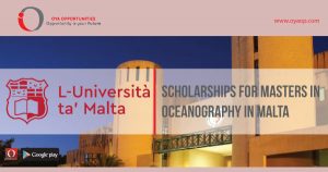 Scholarships for Masters in Oceanography in Malta , oyaop, oyaop.com, www.oyaop.com, oyaop opportunities, oya opportunities