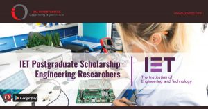 IET Postgraduate Scholarship for Engineering Researchers