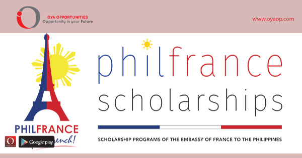 Scholarships for Filipino Students in France , oyaop, oyaop.com, www.oyaop.com, oyaop opportunities, oya opportunities