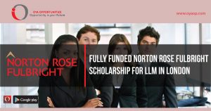 Fully Funded Norton Rose Fulbright Scholarship for LLM in London