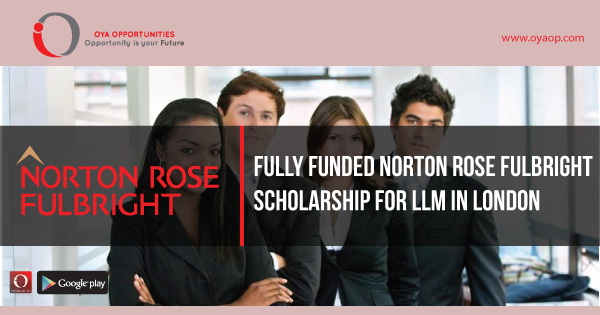 Fully Funded Norton Rose Fulbright Scholarship for LLM in London