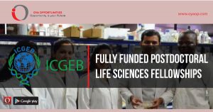 Fully Funded Postdoctoral Life Sciences Fellowships, oyaop, oyaop.com, www.oyaop.com, oyaop opportunities, oya opportunities