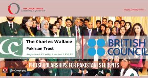 PhD Scholarships for Pakistani Students, oyaop, oyaop.com, www.oyaop.com, oyaop opportunities, oya opportunities