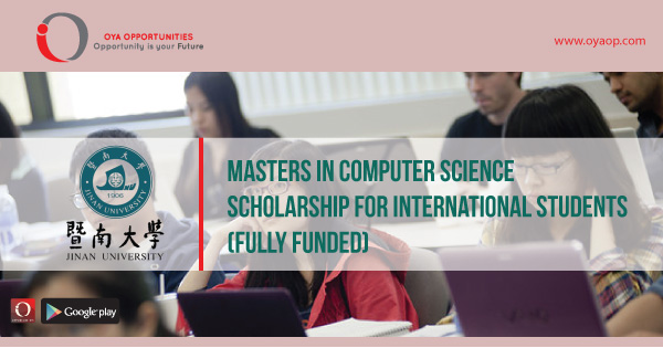 Masters in Computer Science Scholarship for International Students (fully funded)
