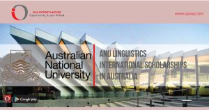 ANU Linguistics International Scholarships in Australia
