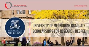 University of Melbourne Graduate Scholarships for Research Degree, oyaop, oyaop.com, www.oyaop.com, oyaop opportunities, oya opportunities