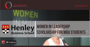 Women in Leadership Scholarship For MBA Students, oyaop, oyaop.com, www.oyaop.com, oyaop opportunities, oya opportunities