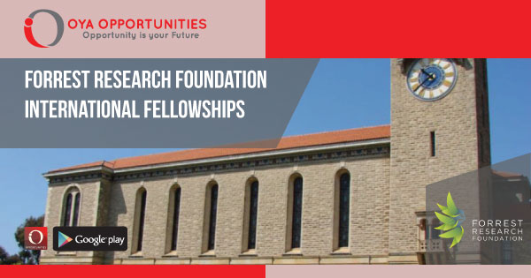 Forrest Research International Fellowships