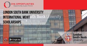 London South Bank University International Merit Scholarships