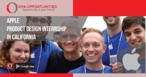 Apple Product Design Internship in California