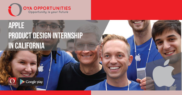 Apple Product Design Internship in California